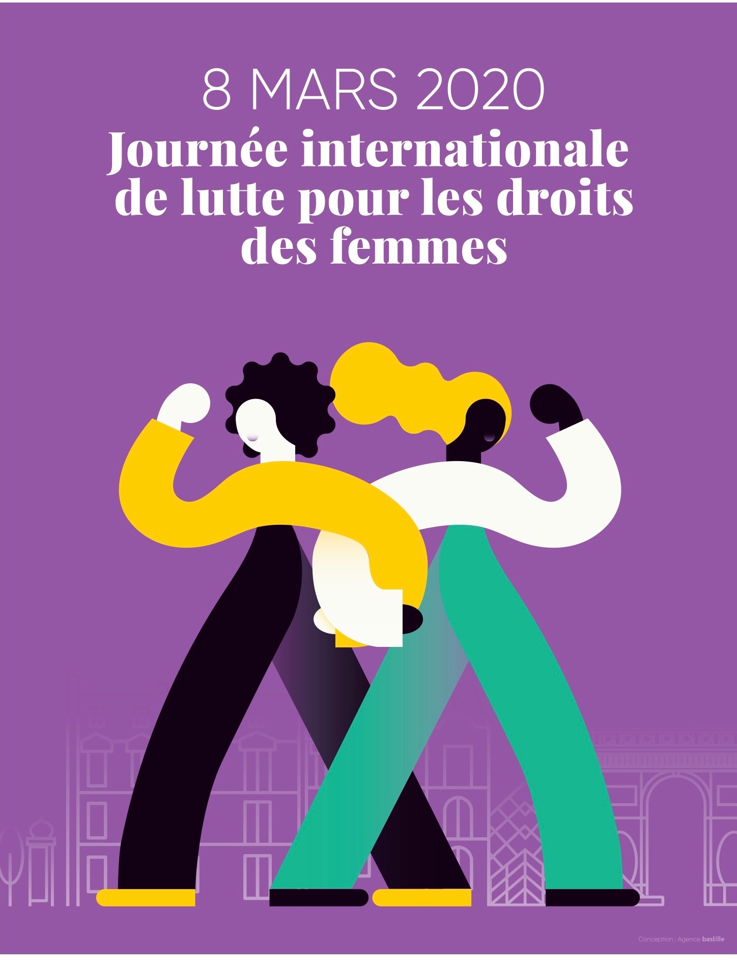 Journée Internationale De Lutte Pour Les Droits Des Femmes à Paris - 50 ...